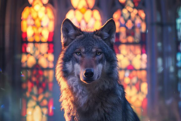 Download Iberian Wolf Background Wallpaper - Wolf background Collection