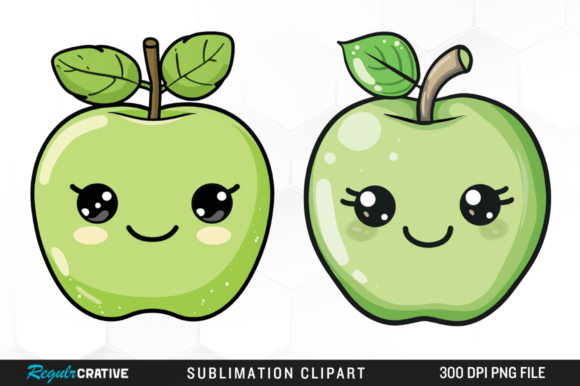 Download Watercolor Cute Apple Clipart PNG Design - Clipart png Collection