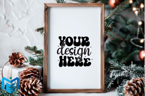 Download Christmas Wood Frame Mockup - Premium Resources