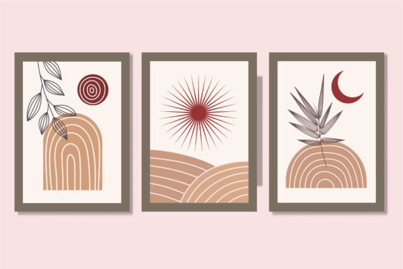 Download Boho Wall Art Sun and Moon Poster - Poster Collection