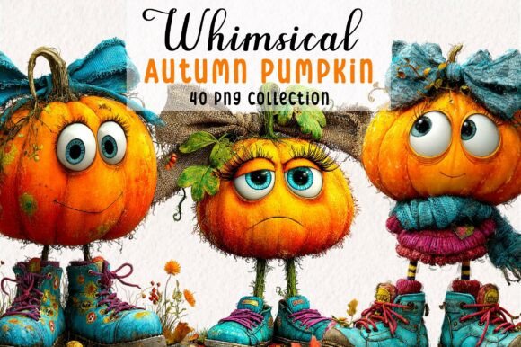 Download Whimsical Autumn Pumpkin Clipart Png - Clipart png Collection