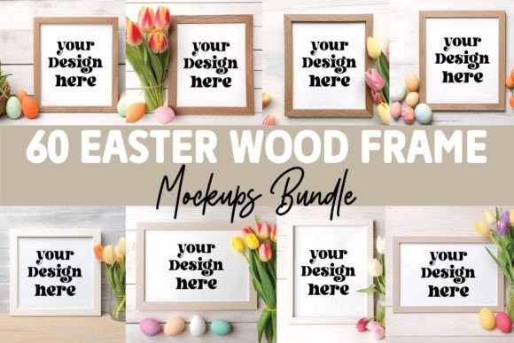 Download Easter Wood Frame Mockup Bundle - Premium Bundle