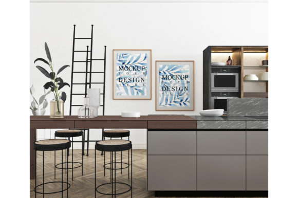 Download Modern Kitchen with Mockup Poster - Poster Collection