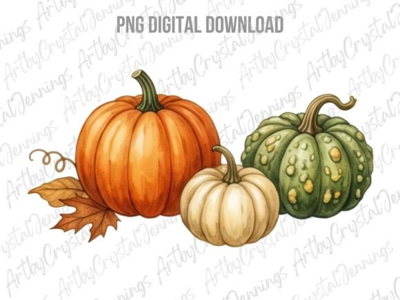 Download Watercolor Pumpkin Fall Clipart PNG - Clipart png Collection