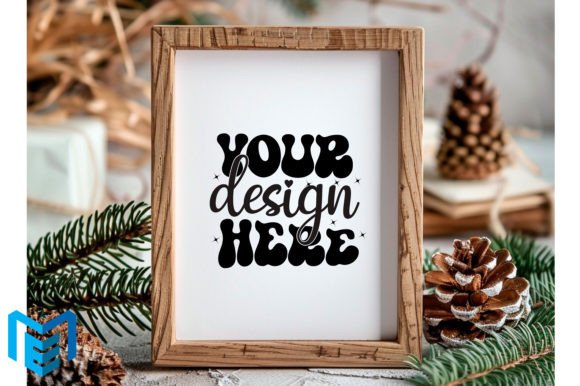 Download Christmas Wood Frame Mockup - Premium Resources
