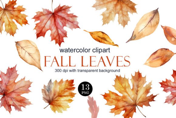Download Watercolor Fall Leaves Clipart PNG - Clipart png Collection