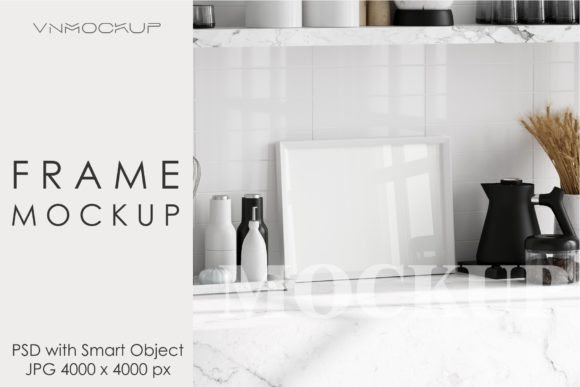 Download Kitchen Frame Mockup, Poster Mockup - Poster Collection