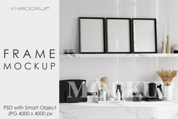 Download Kitchen Frame Mockup, Poster Mockup - Poster Collection