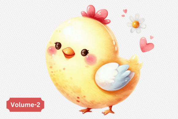 Download Watercolor Chicken Clipart PNG Volume –2 - Clipart png Collection