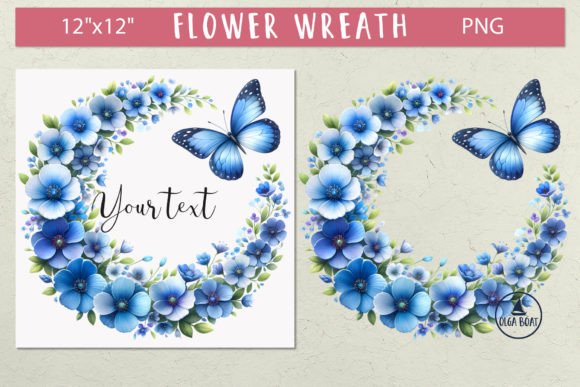 Download Wildflower Watercolor Floral Wreath Png - Floral wreath png Collection