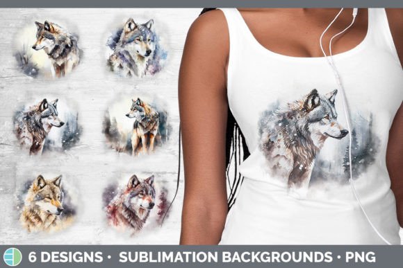 Download Winter Wolf Background | Grunge Sublimat - Wolf background Collection