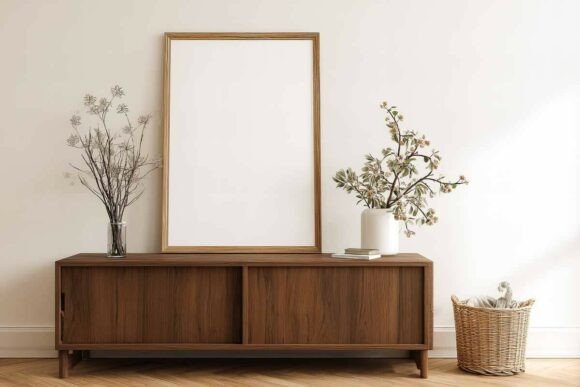 Download Poster Frame Mockup in Interior - Poster Collection