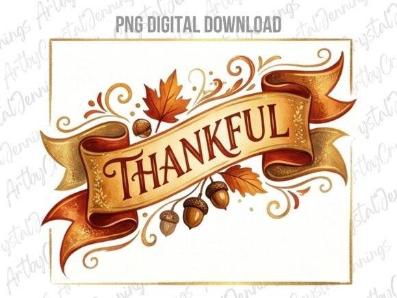 Download Thankful Watercolor Fall Clipart PNG - Clipart png Collection