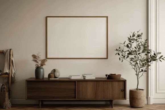 Download Poster Frame Mockup in Interior - Poster Collection