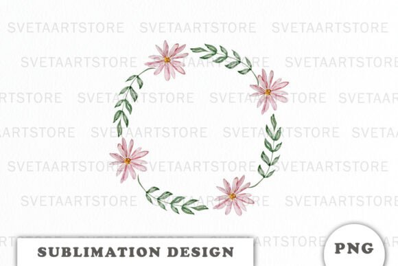 Download Watercolor Garden Floral Wreath Png - Floral wreath png Collection