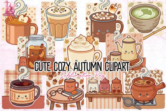 Download Cute Cozy Autumn Clipart PNG - Clipart png Collection
