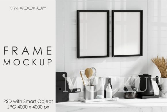 Download Kitchen Frame Mockup, Poster Mockup - Poster Collection