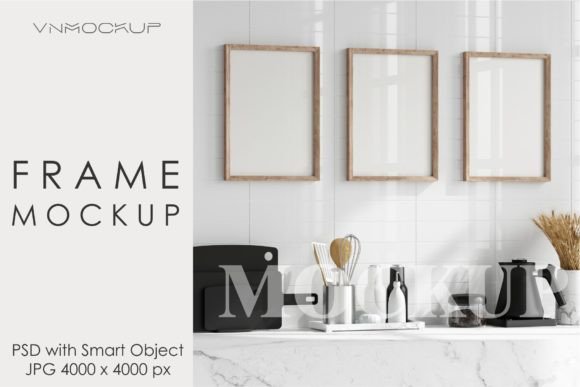 Download Kitchen Frame Mockup, Poster Mockup - Poster Collection